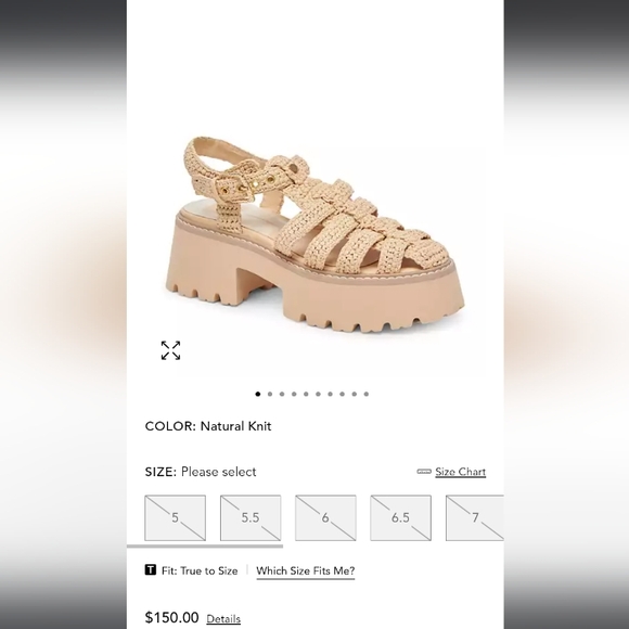 Steve Madden Tan Espadrille Sandals - Picture 8 of 8